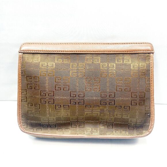 Givenchy Canvas Leather Clutch Bag - Picture 3 of 6